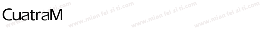 Cuatra Medium字体转换